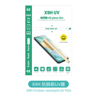 Film protecteur d'écran en verre UV X9H à prix d'usine, film anti-reflet, film protecteur d'écran à polymérisation par lumière pour tous les appareils