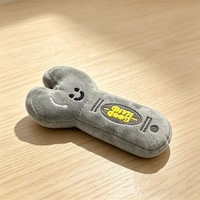 Porte-clés en peluche de 10 cm, jouet éducatif de simulation pour jeu d'imitation, breloque, outil de simulation, jouet en peluche