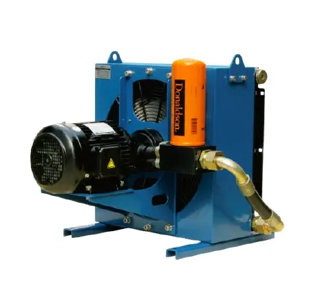 Hydraulischer mechanischer Luft-Öl-Kühler ventilator kühltes Öl Kühlplatte Flosse Heizungswechsler geeignet für große Durchflussmengen