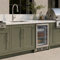 Cuisine barbecue extérieure  et station de grill pour villas Four électrique encastré sur mesure et gril en acier inoxydable