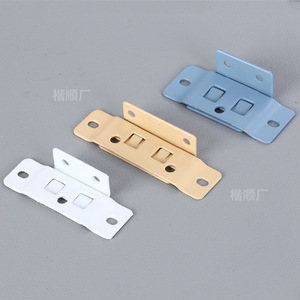 Support d'angle deux-en-un Kai Shun en fer pour étagère de meuble, connecteur en L à 90 degrés pour fixation de panneaux en bois - Product Image 3