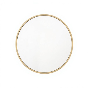 Espejo de pared decorativo para pasillo, diseño Simple, espejo colgante de pared de forma redonda de alta calidad para decoración de habitación hecha a mano - Product Image 1