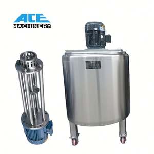 Mezclador Emulsionante al Vacío Móvil y Fijo de 200L con Raspador de Pared Bidireccional y Tanque Mezclador con Calentamiento por Aceite - Product Image 2