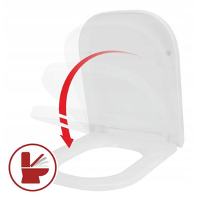 Tapa <span class=keywords><strong>de</strong></span> inodoro personalizada UF, forma cuadrada para inodoro <span class=keywords><strong>Roca</strong></span> Gap WC - Product Image 4