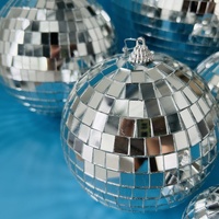 Boule Disco Géante Luxueuse Écologique de Haute Qualité, Mousse 10cm-100cm, Argent Noir Or Rose Vert Violet, Grande Taille, Très Vendue