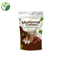 Mélange de poudre de champignons en gros OEM, mélange instantané de café aux champignons, café aux champignons Reishi et Lion's Mane, extrait de plante