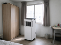 Climatiseur Portable Électrique 9000 BTU, Unité de Refroidissement Uniquement, en Plastique, avec Télécommande, Classe d'Efficacité Énergétique pour Maison et Bureau