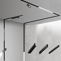Spot LED sur rail en aluminium, tendance moderne, nouveau, magnétique, orientable et réglable