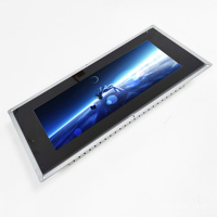 Monitor LCD Sentuh TFT IPS 10,25 Inci Kecerahan Tinggi 800 Nits Resolusi 1920x720 Input VGA DP DVI