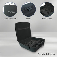 Étui de Protection Rigide Personnalisé Imperméable en EVA et Tissu PU avec Fermeture Éclair