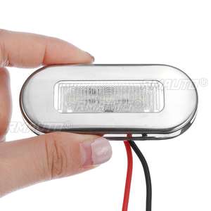 Luz de cortesía LED de 12V, lámpara de cubierta de cabina, luz de posición lateral para camiones, barcos, remolques, embarcaciones, caravanas, vehículos recreativos, aplicaciones marinas, impermeable - Product Image 2