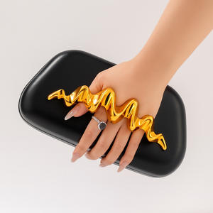 Sacs à chaîne de luxe populaires personnalisés, pochettes et sacs à main de soirée tendance avec fermetures éclair pour femmes - Product Image 5