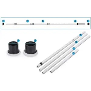 Spring Loaded Telescopic Shower Curtain Rod Household Tension Curtain Rods High Carbon Steel Adjustable Extendable Rods