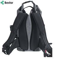 Sac étanche TPU 20-36L personnalisé avec fermeture à moraillon Style normcore/minimaliste pour sports nautiques et utilisation en plein air