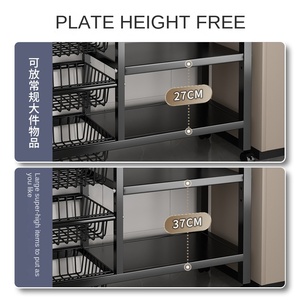 Panier de rangement QINLAN en métal noir, universel, pour patins <span class=keywords><strong>à</strong></span> roulettes, mobile, facile <span class=keywords><strong>à</strong></span> nettoyer, écologique, de haute qualité, simplicité moderne - Product Image 5