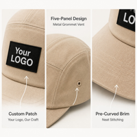 Casquettes de baseball sportives personnalisées unisexes de haute qualité en velours de coton à 6 panneaux avec broderie 3D d'image et logo