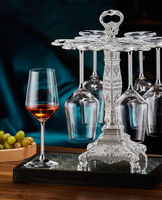 Verre à vin de luxe haut de gamme avec poignée en briques