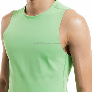 Camiseta sin mangas de algodón para hombre de alta calidad para verano Camiseta sin mangas OEM de talla grande Fitness Gym para entrenamientos cómodos - Product Image 1