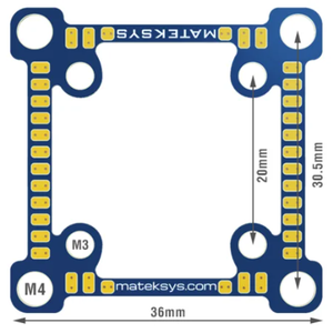 Controlador de Vuelo MATEKSYS MATEK F405-MINITE, Soporte de Montaje de 20x20mm/30.5x30.5mm, Blackbox/Baro, Unidad Aérea, ArduPilot/BF/INAV - Product Image 2