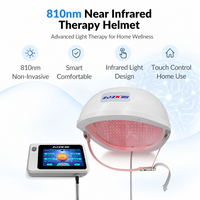 Casque de thérapie cérébrale avancée à longueur d'onde 810 nm, soulagement ciblé personnalisé pour la santé cérébrale, efficace pour les AVC, avec 4 zones de stimulation