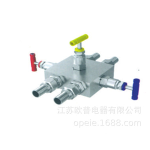 Conector de Acero Inoxidable 304 Oppe, Tipo Brida, con Grupo de Tres Válvulas Integradas para Transmisor de Presión DN15 1/2 Pulgadas - Product Image 3