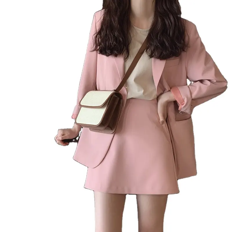 Ecowalson 3XL printemps et automne style coréen veste de costume décontractée 4 couleurs femmes vêtements d'extérieur manteau vente en gros vêtements 2022
