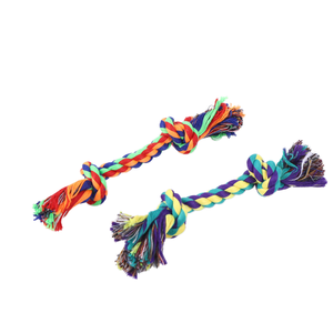 Pamuk halat köpek oyuncaklar interaktif köpek oyun Bite <span class=keywords><strong>Pet</strong></span> malzemeleri küçük büyük oyuncak köpek çiğnemek oyuncak halat - Product Image 6