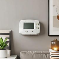 Panel de Control de Temperatura LCD Digital OEM para Aire Acondicionado HVAC, Módulo de Control Electrónico, Alimentación CC, Montaje en Pared