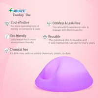 Furuize vente en gros de disques menstruels Copas personnalisés disque menstruel souple réutilisable en silicone médical disque menstruel Disco fabricant de disques menstruels
