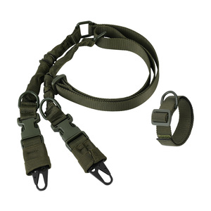 Sling de pistolet traditionnel à deux points par Shero Matériau en nylon avec boucle à dégagement rapide Crochet en métal et ajusteur de longueur pour la chasse - Product Image 3