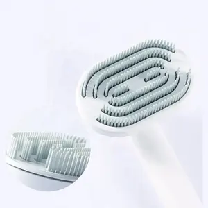 High Quality Pet Massage Comb Rotatable Reusable One-button Cleaning Removal Cat Dog Hair Grooming Brush