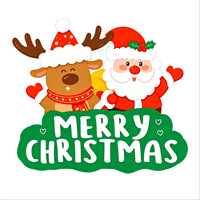 Frohe Weihnachten Rot-Grüne Kraftpapier-Geschenktüten, Neujahrs-Feiertagstaschen Individuell Bedruckte Geschenkverpackungstüten für Weihnachten Großhandel