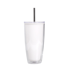 24oz 750ml logo personnalisé transparent épais smoothie réutilisable en plastique boba milktea tasses à thé à bulles avec couvercle - Product Image 2