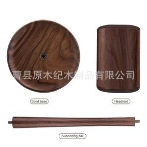 Wooden Headphone Rack Walnut Wood Vertical <b>Stand</b> Desktop Display For Gaming <b>Headset</b> - Product Image 3