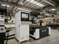 Machine de gravure sur bois CNC stable CA-1530 à changement d'outil automatique, système de contrôle LNC, servomoteur Leadshine, pompe à roulement, CE