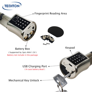 แอปมือถือ Tuya Smart แอป WIFI เครื่องสแกนลาย<span class=keywords><strong>นิ้ว</strong></span><span class=keywords><strong>มือ</strong></span>ไบโอเมตริกซ์ ล็อค<span class=keywords><strong>ประตู</strong></span>แบบไม่ใช้กุญแจ - Product Image 3