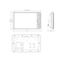 Pantalla HMI de 7 Pulgadas, Unidad de Control Codesys, Pantalla Gráfica PLC, Salida IO 1024*600 para Automatización DL-DIS70-C-IO