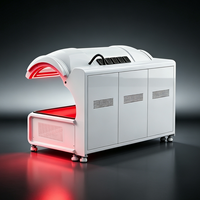 Lit de luminothérapie LED professionnel 633nm 810nm 850nm 940nm avec double commande centralisée pour usage commercial