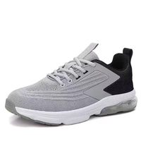 Chaussures de course légères pour hommes, prêtes à être expédiées, avec coussin d'air, en maille respirante Fly Knit, baskets absorbant les chocs, vente en gros