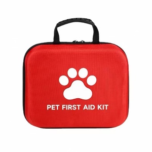Trousse de premiers secours portable en EVA <span class=keywords><strong>pour</strong></span> animaux de compagnie (chats, chiens) avec outil de retrait des <span class=keywords><strong>tiques</strong></span>, fournitures médicales, logo personnalisé, <span class=keywords><strong>pour</strong></span> la survie en extérieur - Product Image 1