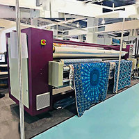 Machine à calandre textile de 3,2 m, presse à chaud, machine à calandre à rouleaux pour sublimation thermique