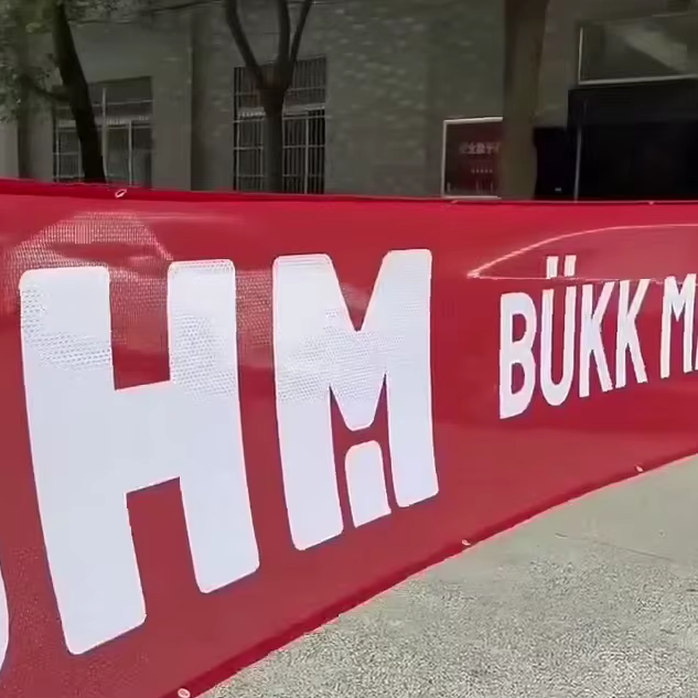 Custom Large Polyester Mesh Banners Outdoor