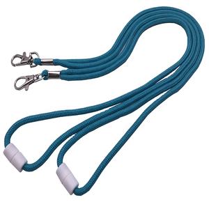 Cuerda de tubo redonda personalizada, cordón con logotipo de marca con separación de plástico de seguridad, venta al por mayor - Product Image 2