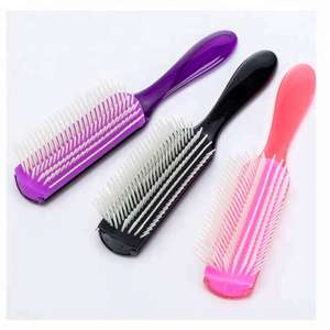 Cepillo Desenredante para Cabello <span class=keywords><strong>Denman</strong></span> de 9 Filas con Logotipo Personalizado al por Mayor, Hecho de Nailon Duradero - Product Image 5