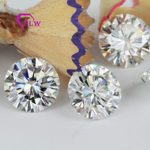 Forever one Round brillant pierres <span class=keywords><strong>de</strong></span> moissanite EF blanc pur <span class=keywords><strong>taille</strong></span> blanche à petit prix - Product Image 6