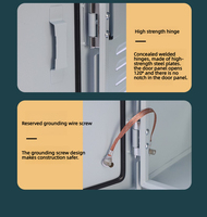 Boîtier de distribution industriel en acier galvanisé étanche IP30 pour usage extérieur, avec serrure hybride, 300A 230V, coffret électrique