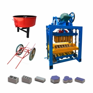 Sản xuất khối rỗng manul Máy làm gạch rỗng QTJ4-40 máy khối bê tông thủ công 35 giây 850*450mm được cung cấp - Product Image 3