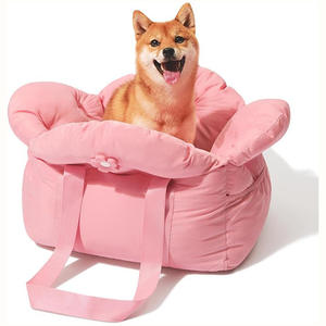 Neue Blumen form Custom ized Small <span class=keywords><strong>Dog</strong></span> Autos itz Bett hochwertige langlebige Schutz Sicherheits gurte Aufbewahrung tasche Pet Cat Autos itz - Product Image 4