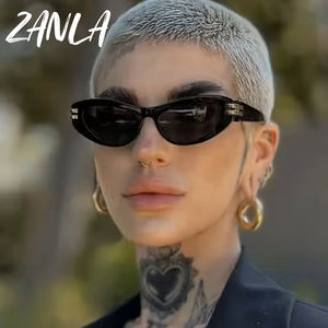 <span class=keywords><strong>Gafas</strong></span> <span class=keywords><strong>de</strong></span> Sol <span class=keywords><strong>de</strong></span> Moda 2026, Estilo Ojo <span class=keywords><strong>de</strong></span> <span class=keywords><strong>Gato</strong></span>, Marca para Mujer, Retro, Montura Pequeña, Sexy, Negras, Decorativas, <span class=keywords><strong>de</strong></span> Alta Calidad - Product Image 2