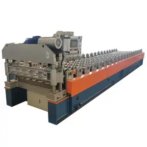 Full automatic customized profile roofing roll forming machine supplier with electric cutting China